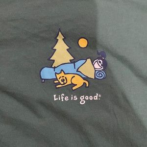 Life Is Good Camping Long Sleeve